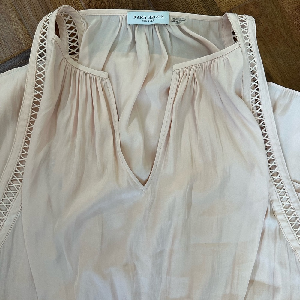 Ramy Brook Smocked Mini Dress - Light Pink